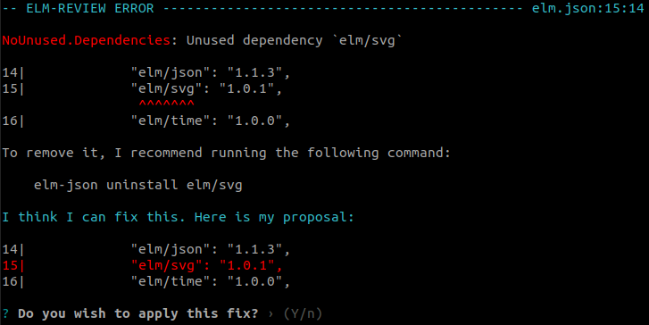 Proposal for removing a dependency